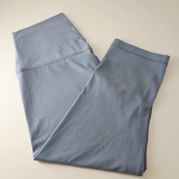 lululemon athletica Pants - Lululemon Athletica Slate Blue Crop‎ Leggings 6